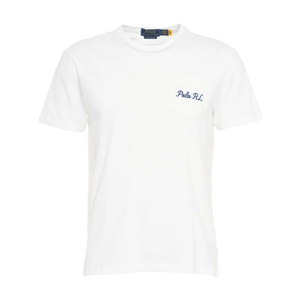 Polo Ralph Lauren Wit Poloshirt Stijlvol Logo Borduurwerk White Heren