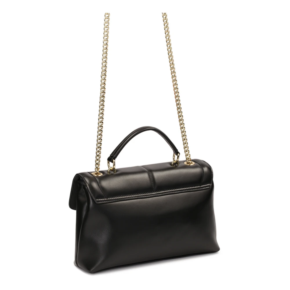 Kazar Zwarte schoudertas met schuifketting Black Dames