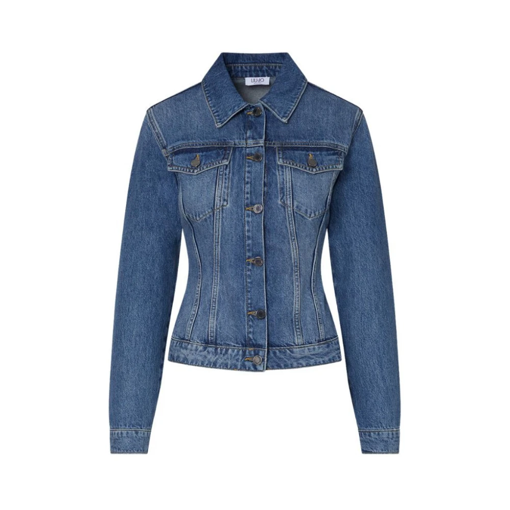 Liu Jo Femme Bleu - Veste En Jean Avec Cordons - Vestes - Taille: 42 Fr