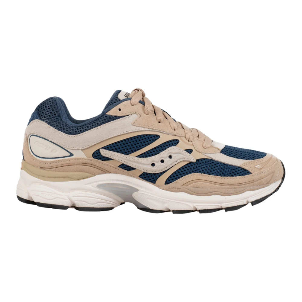 Saucony Kleurrijke Retro Tech Sneakers Beige Heren