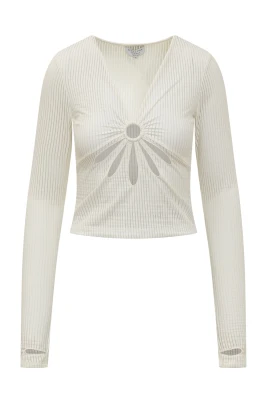 LS Flower Top - Stilren och Trendig
