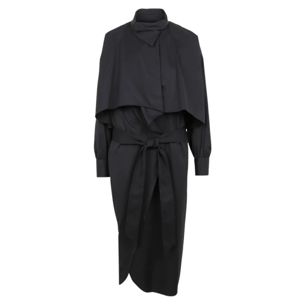 Margaux Lonnberg Zwarte Katoenen Georgia Jurk Black Dames