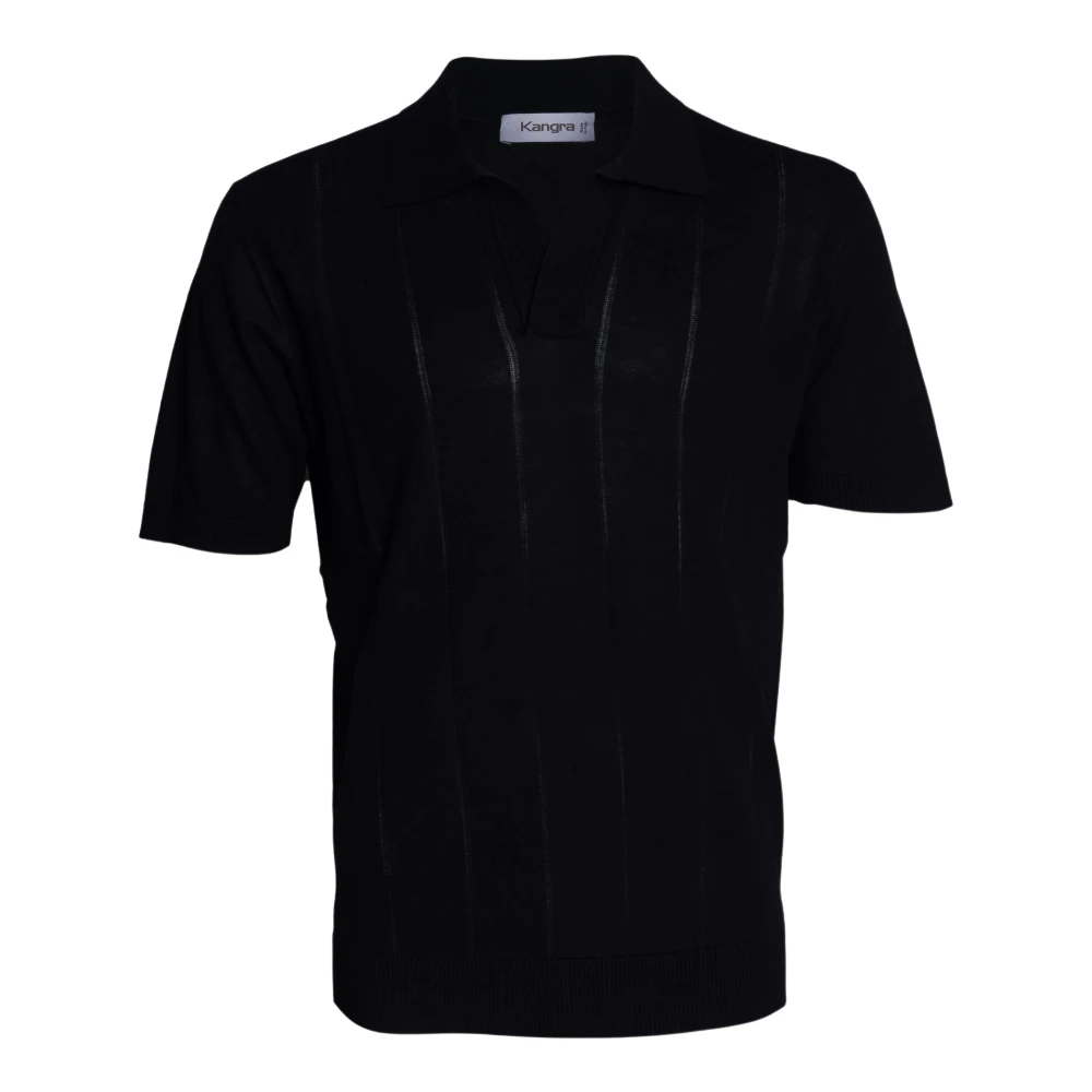 Kangra Black Polo Shirts - Male - Polo Shirts - Xl - Tops