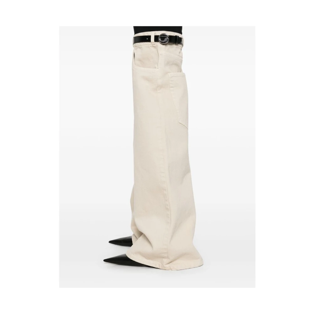 Coperni Zwarte Elastische Tailleband Klassieke Jeans Multicolor Dames