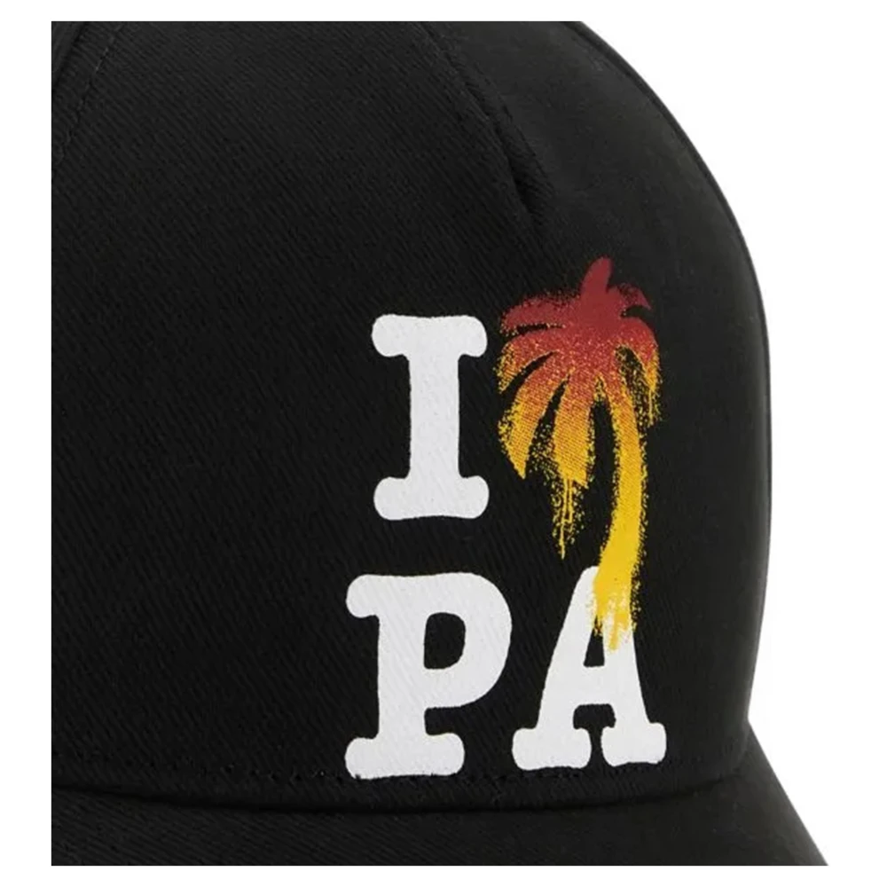 Palm Angels Klassieke CAP voor een stijlvolle uitstraling Black Dames