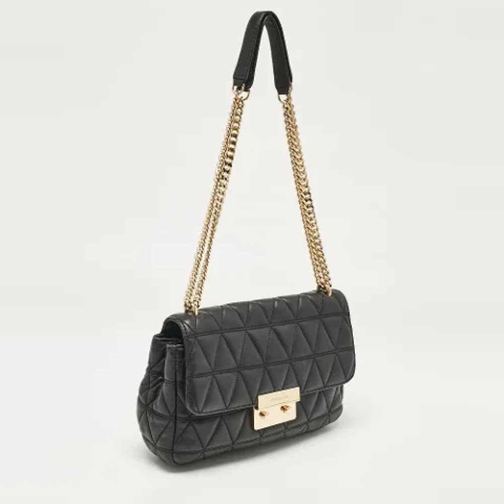Michael Kors Pre-owned Leather shoulder-bags Black Dames
