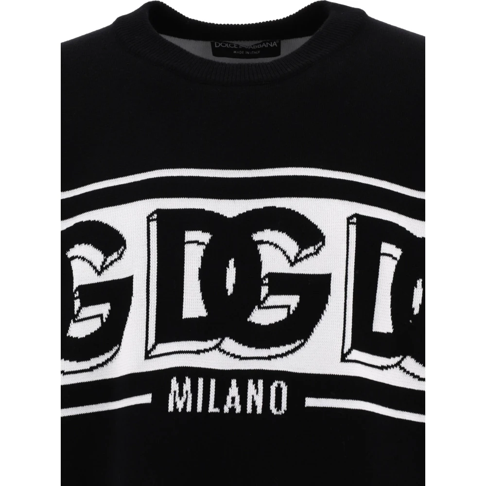 Dolce & Gabbana Logo Trui Black Heren