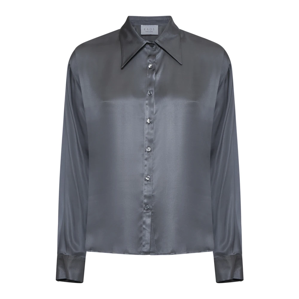 Kaos Grijze Shirt Collectie Gray Dames