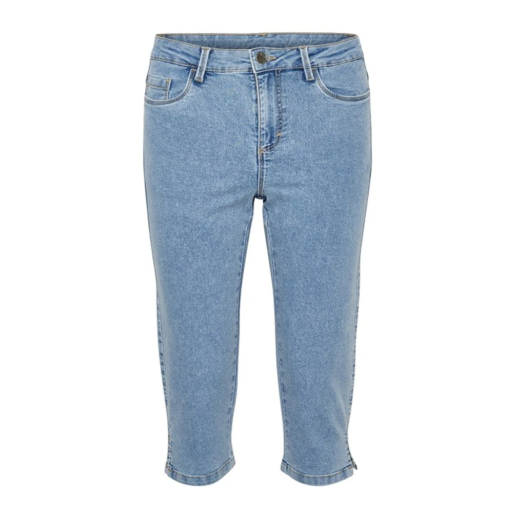 Jeans > Cropped Jeans - - Kaffe - Modalova