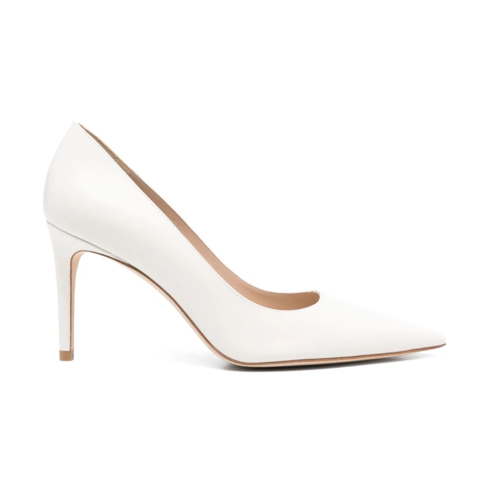 Stuart Weitzman Vita klack sandaler White, Dam