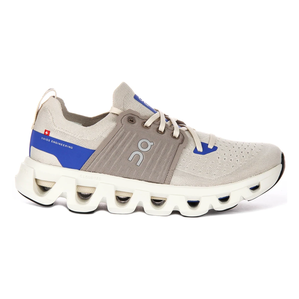 On Running Men's Multicolor Cloudswift 4 Mesh Trainers Cream - Running Shoes - 8 Uk - Sport