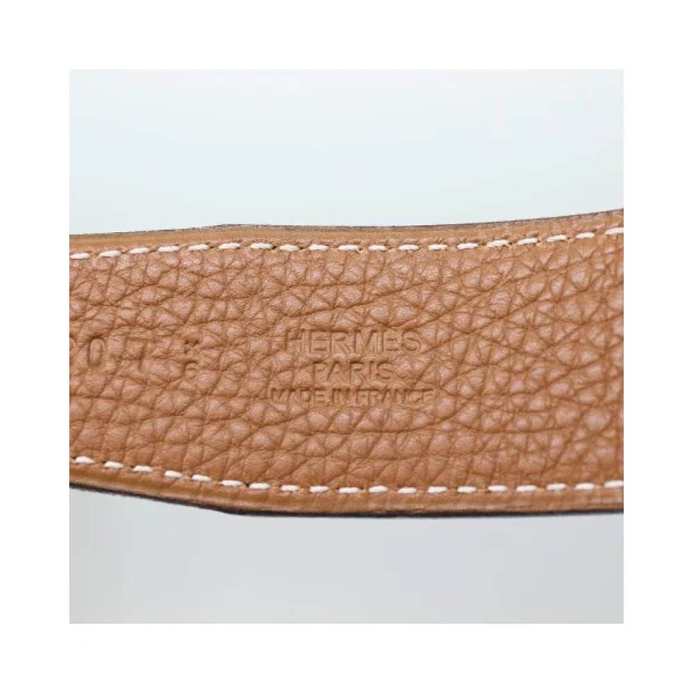 Hermès Vintage Pre-owned Leather belts Black Dames