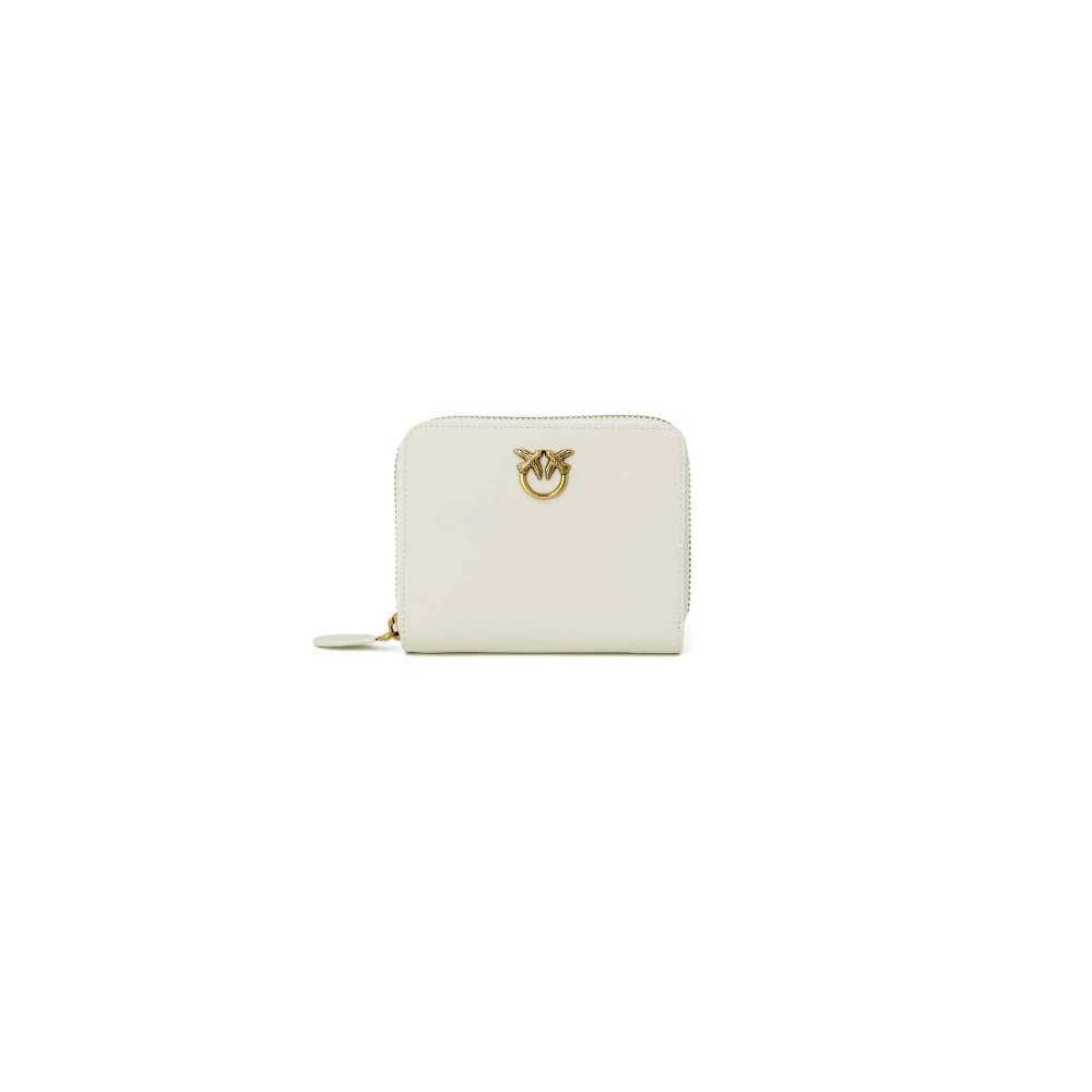 Pinko Women's White Love Birds Mini Wallet