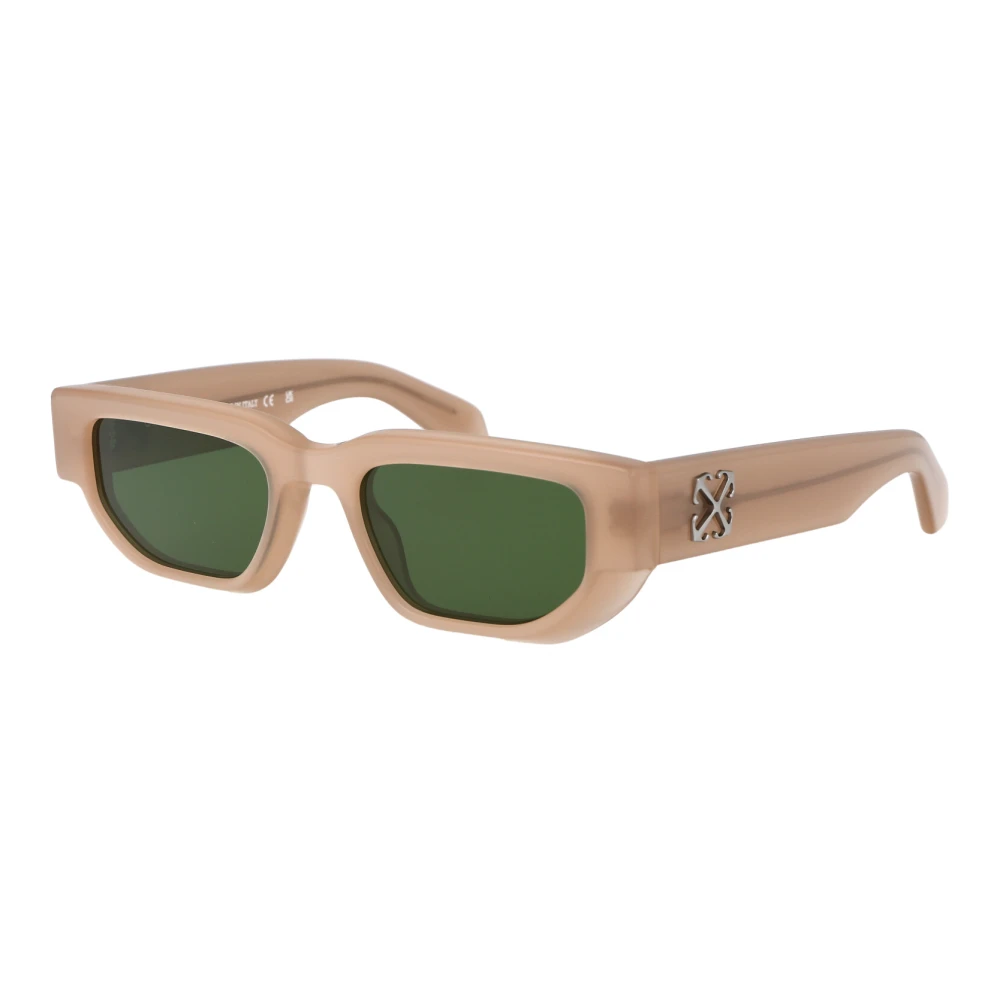 Off White Unisex Beige Sunglasses, 54 Mm, Greeley Sunglasses