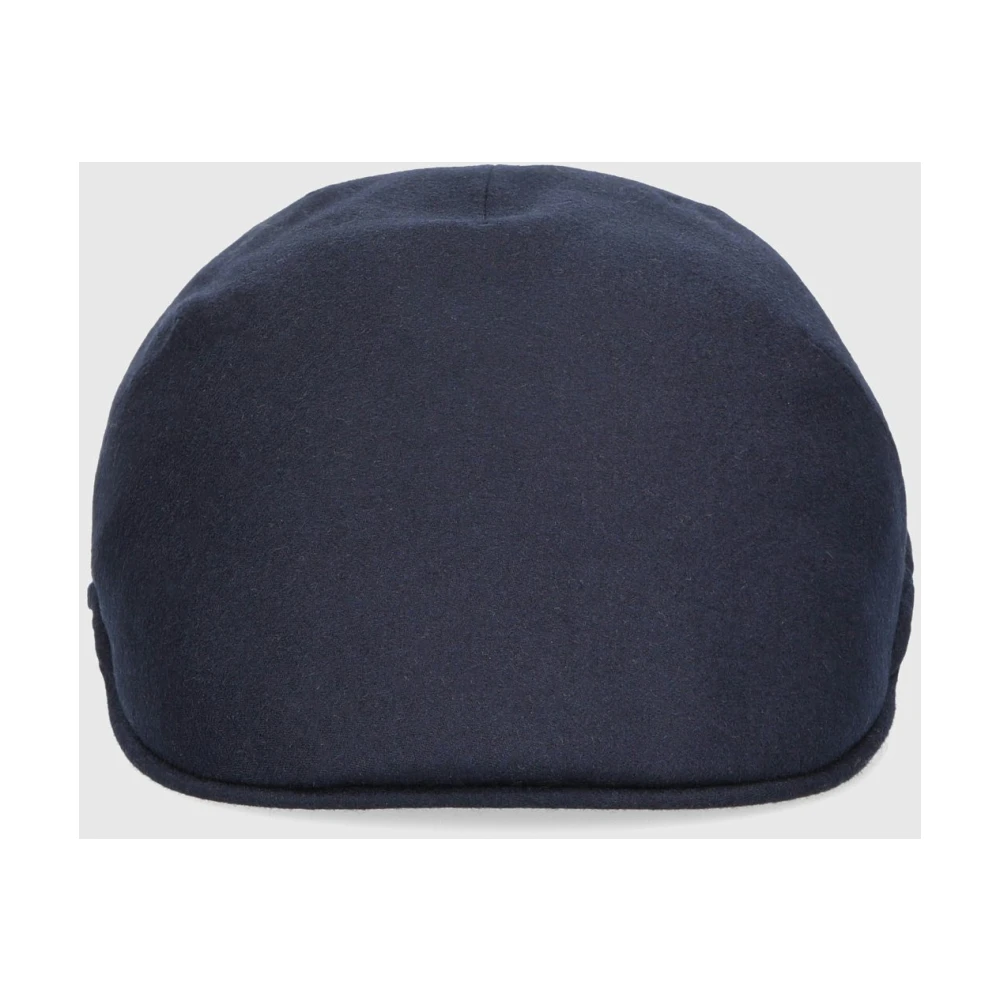Borsalino Duckbill Flat Cap Rain System Blue Unisex