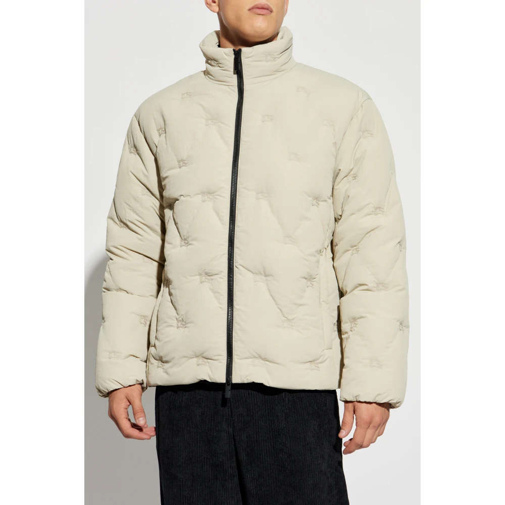 Burberry Jas met logo Gray Heren