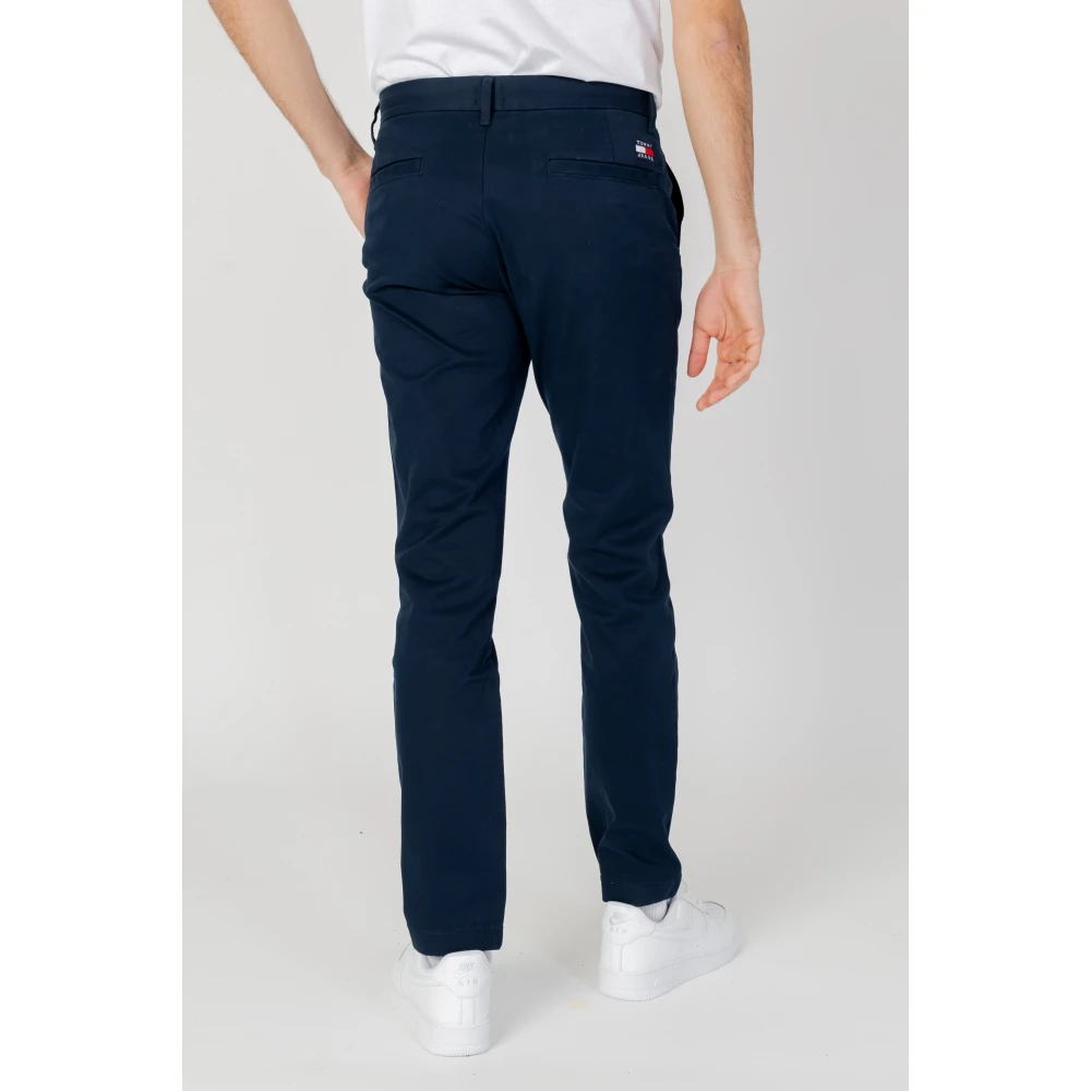 Tommy Jeans Klassieke Chino Broek Marineblauw Blue Heren