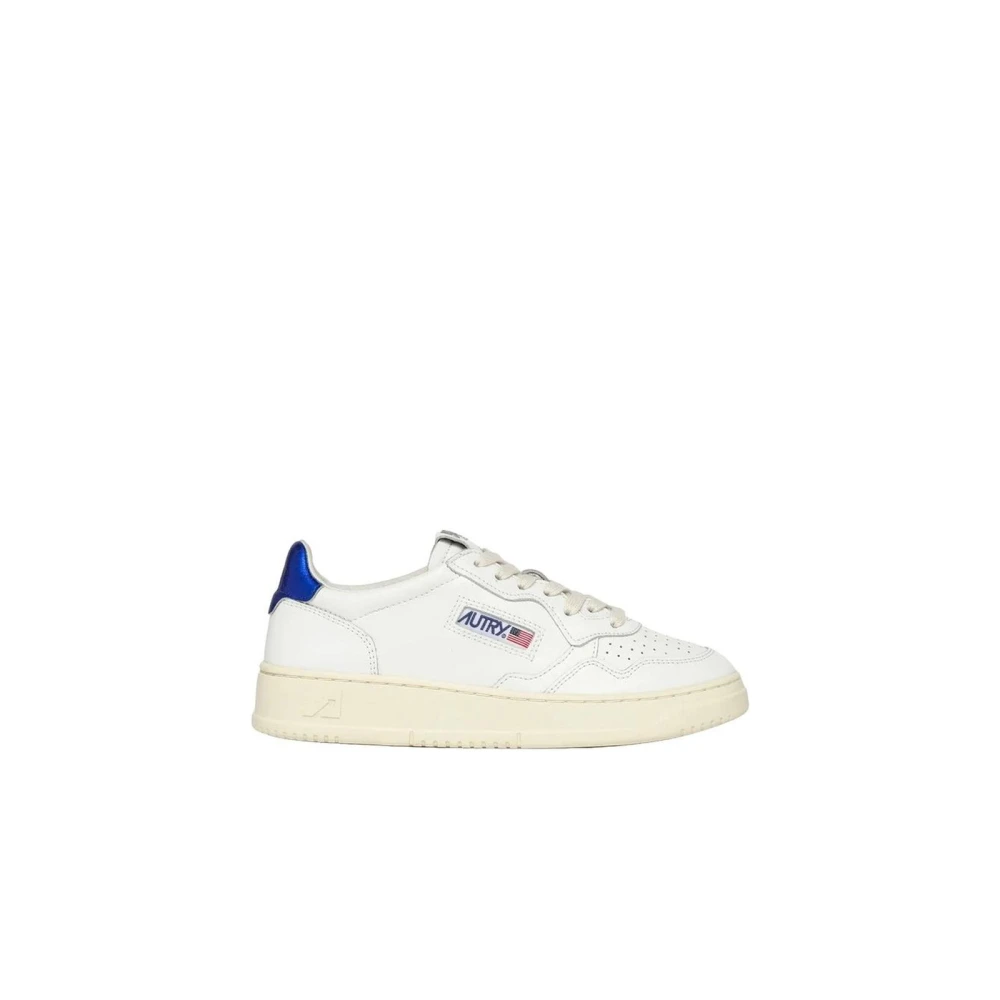 Autry Women's White Leather Low Top Sneakers