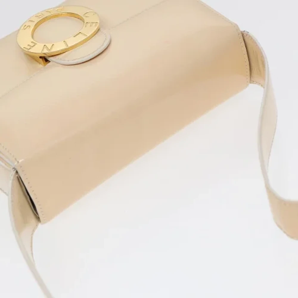 Celine Vintage Pre-owned Canvas celine-bags Beige Dames