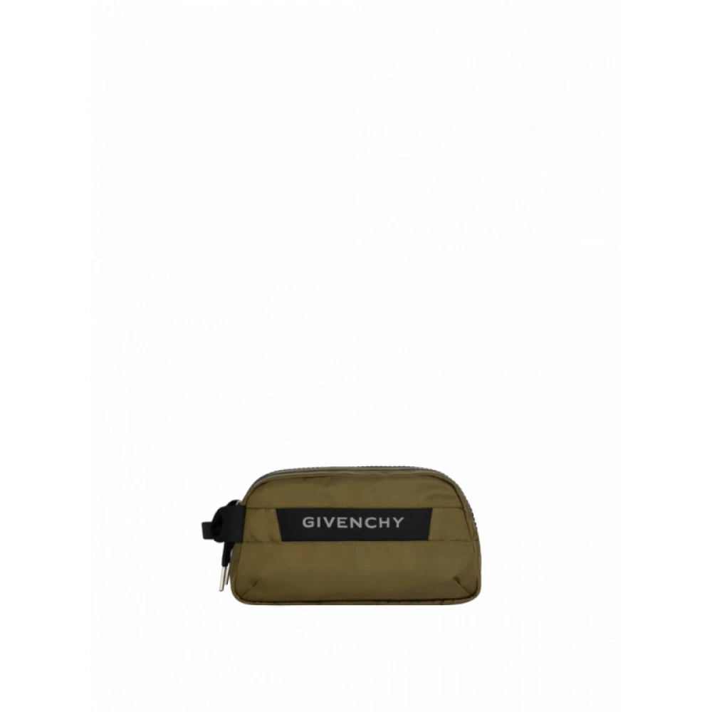 Givenchy G-Trek Nylon Toilet Etui Groen Heren