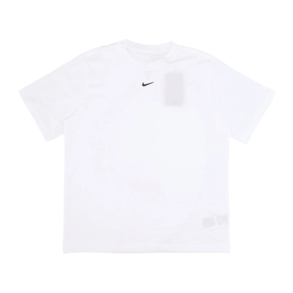 Nike Women's White Training T-Shirts & Tops, M, Essentials Lbr Tee T-Shirt