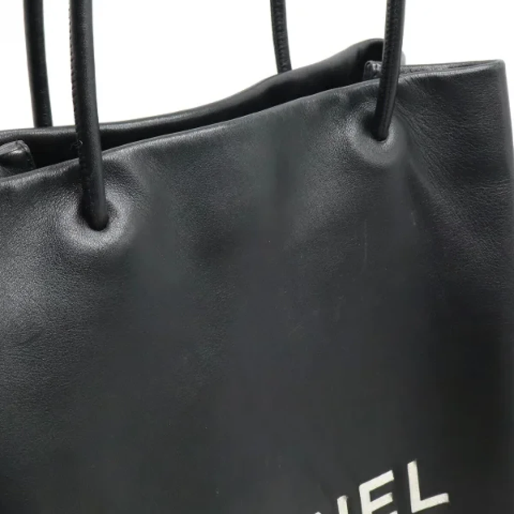 Chanel Vintage Pre-owned Leather chanel-bags Black Dames