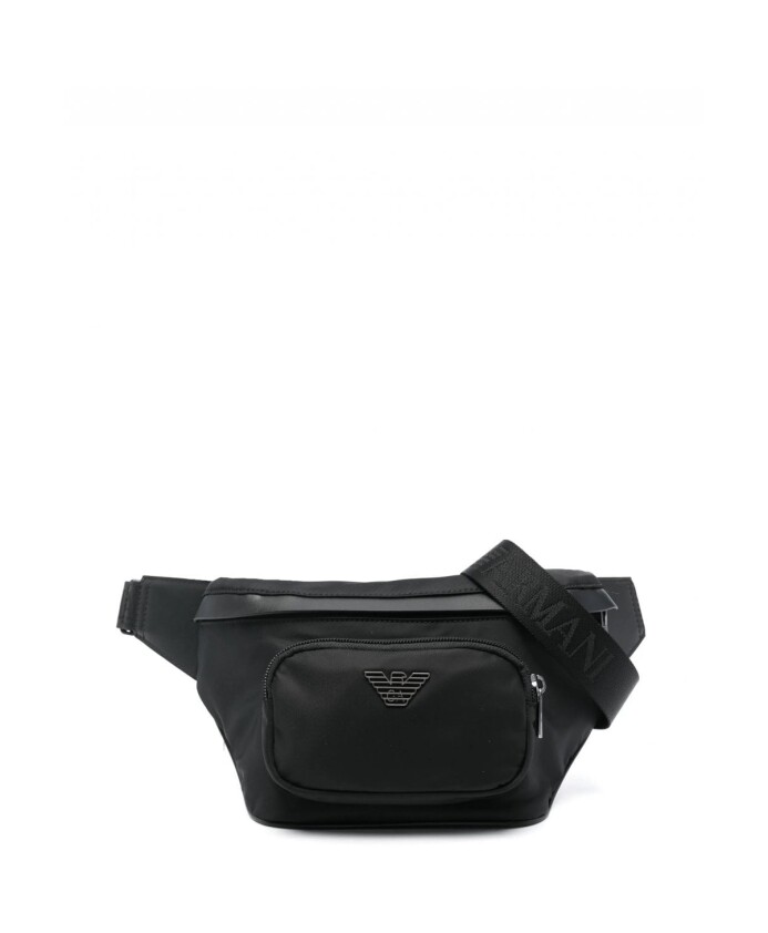 black-nylon-belt-bag-with-zip