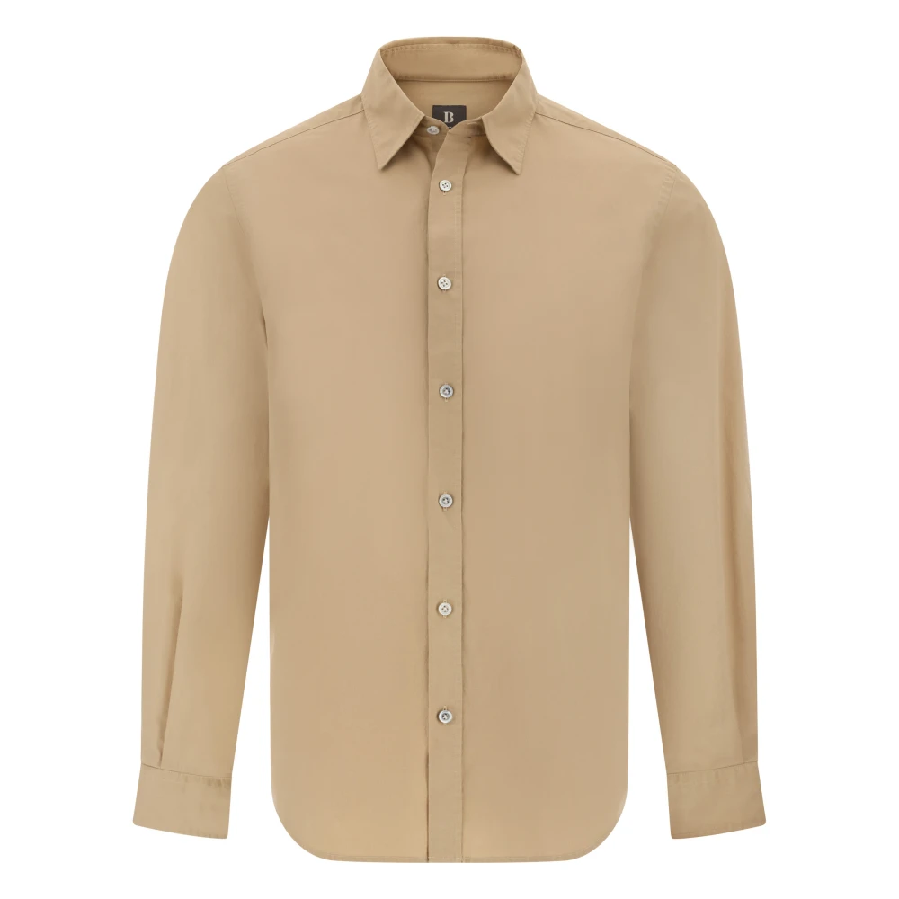 Boggi Milano Herren Beige Shirts, Lgröße: