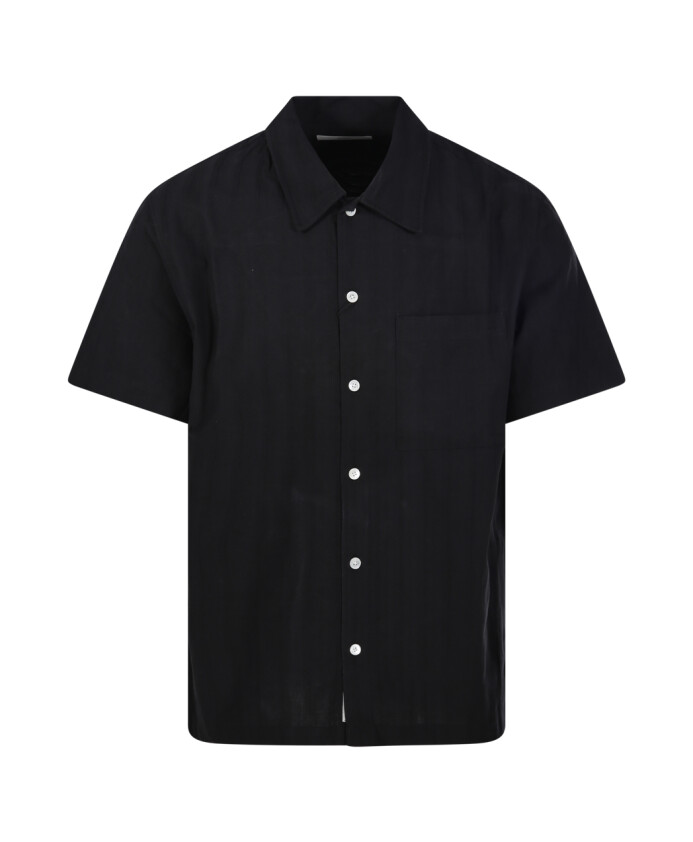 chemise-noire-a-col