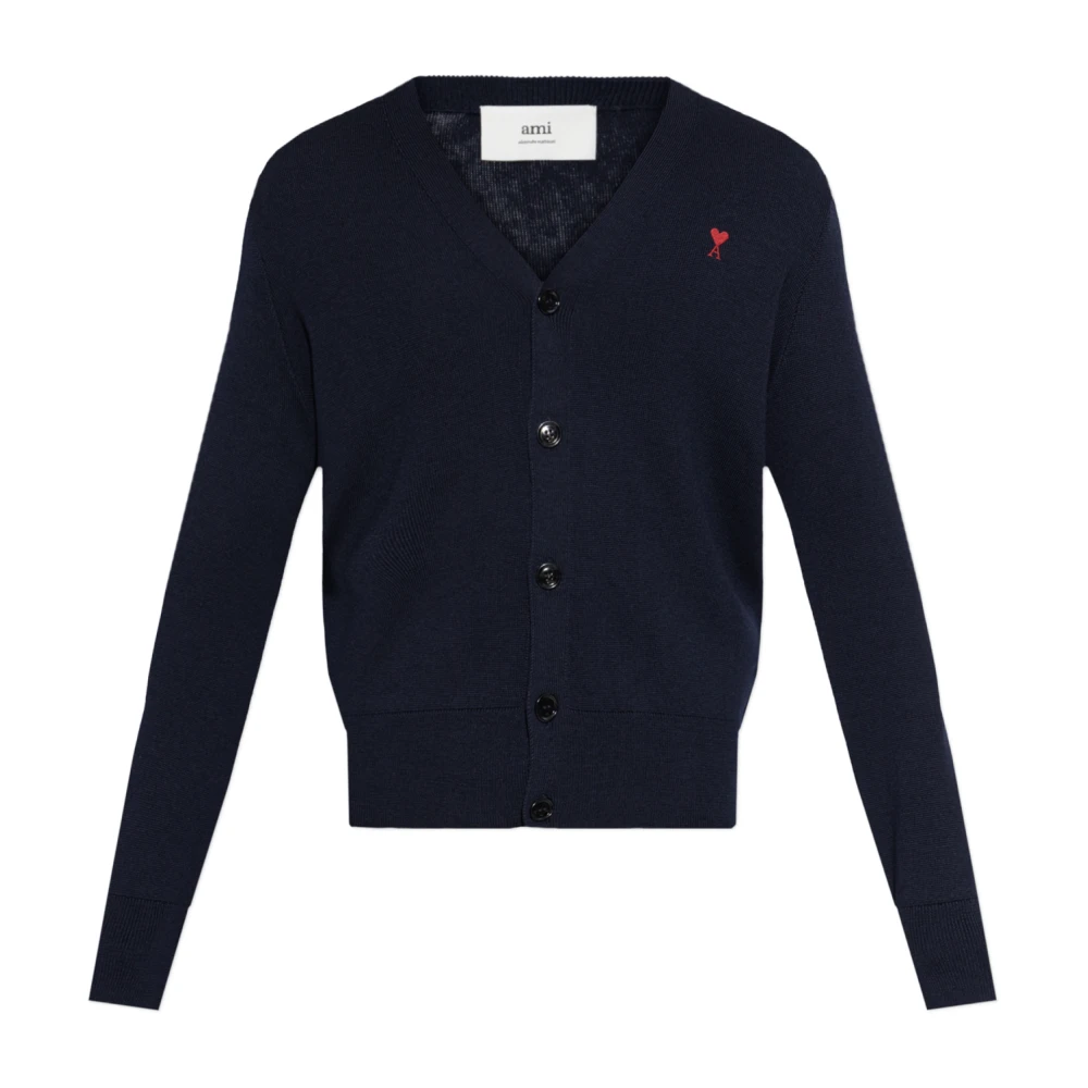 Ami Paris Uomo Blu Maglie, S, New,