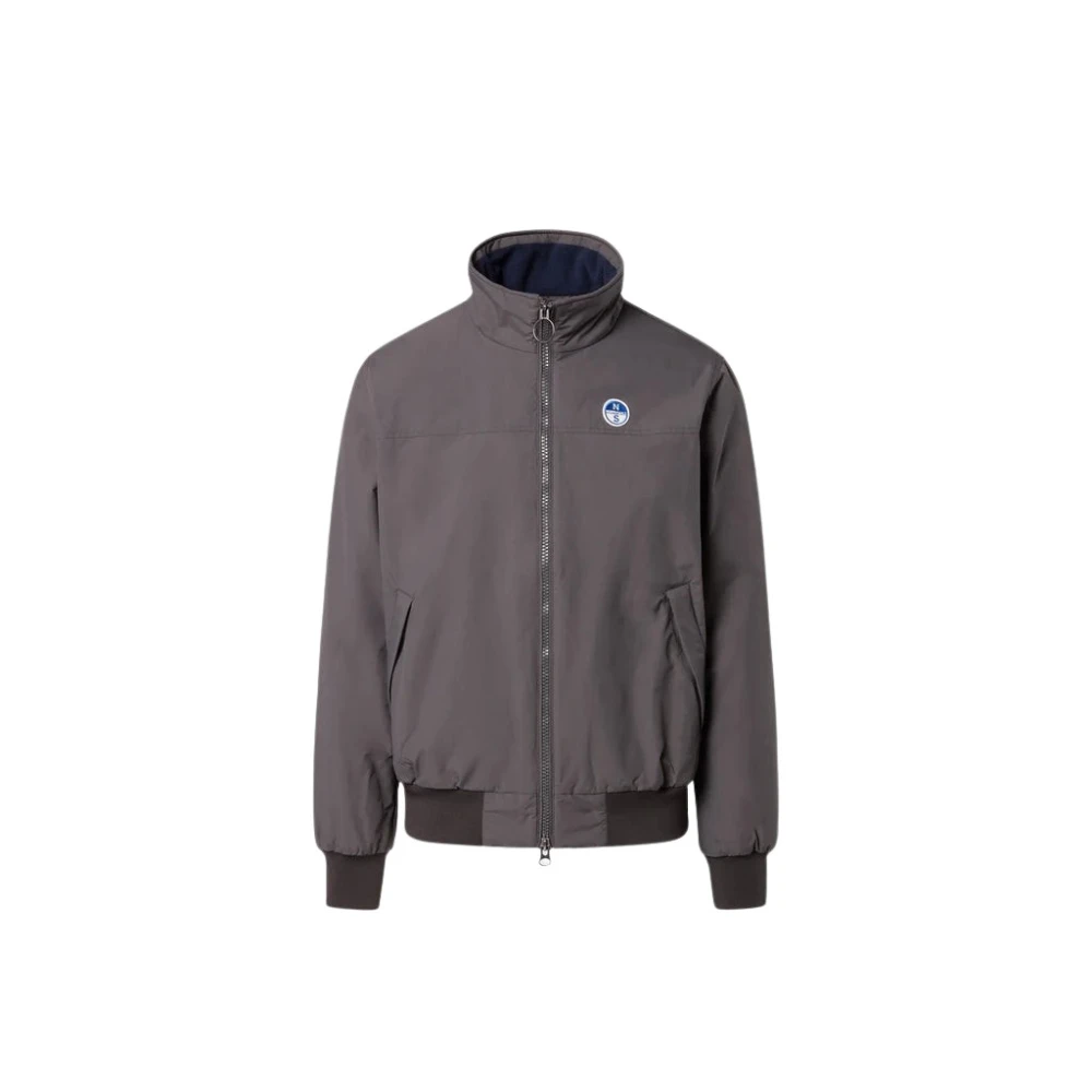 North Sails Gray Bomber Jackets, Male, 3XL, Original Sailor Jacket