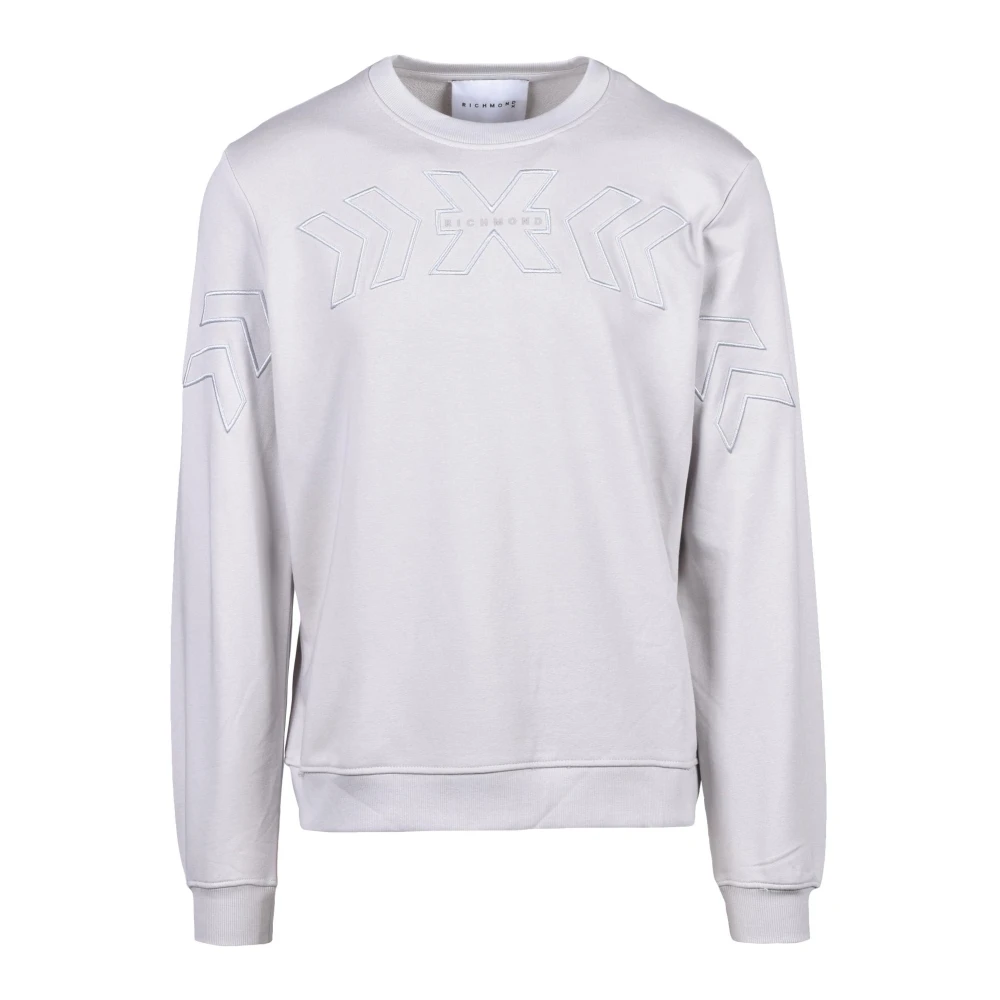 Richmond X Sweatshirt in katoen-polyester mix Gray Heren