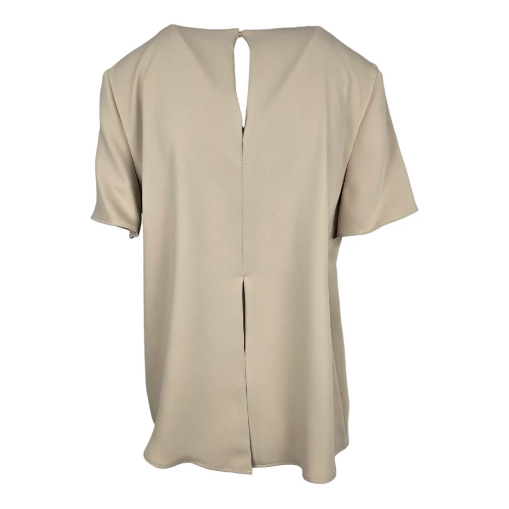 P.a.r.o.s.h. Zandtop met korte mouwen Beige Dames