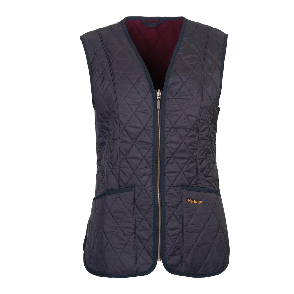 Barbour Betty Fleece Gevoerd Vest Blue Dames