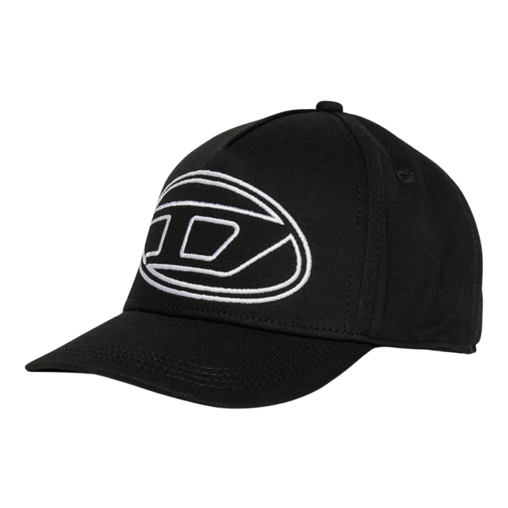 Diesel Boys Black Oval D Logo Cap