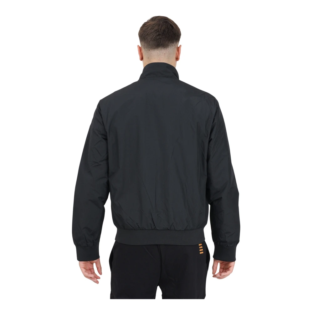Emporio Armani EA7 Zwarte Bomberjack Core Identity Black Heren