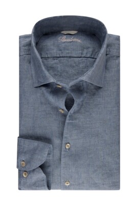 blue-linen-shirt