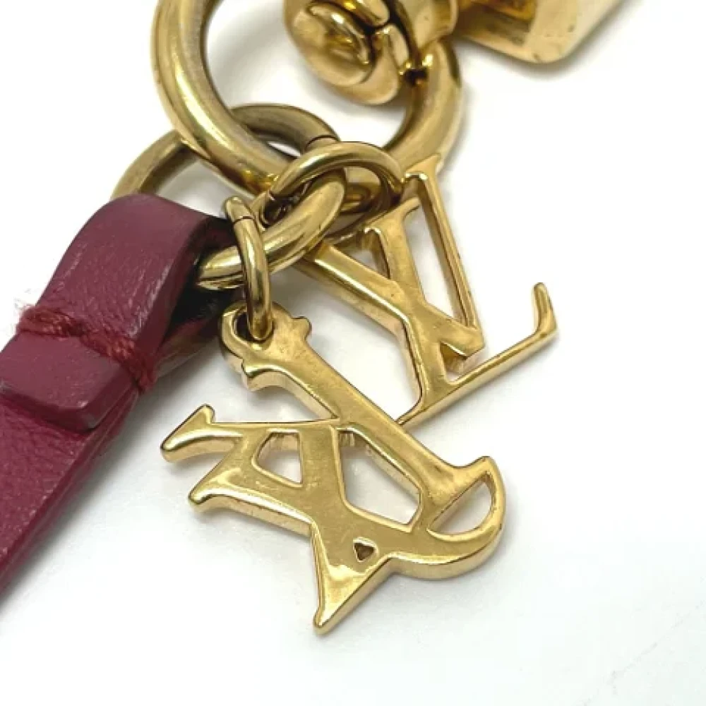 Louis Vuitton Vintage Pre-owned Leather key-holders Red Dames