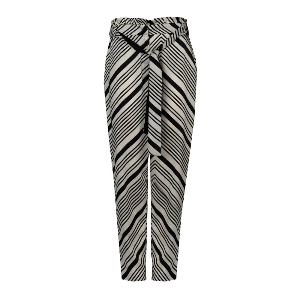 Liu Jo Donna Nero Eleganti Pantaloni Slim Fit