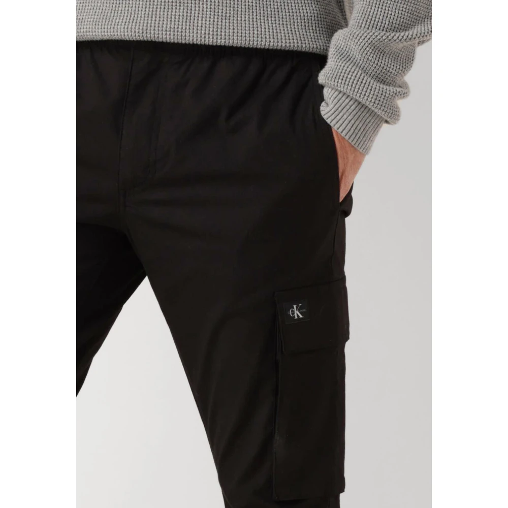Calvin Klein Heren Skinny Cargo Broek Black Heren
