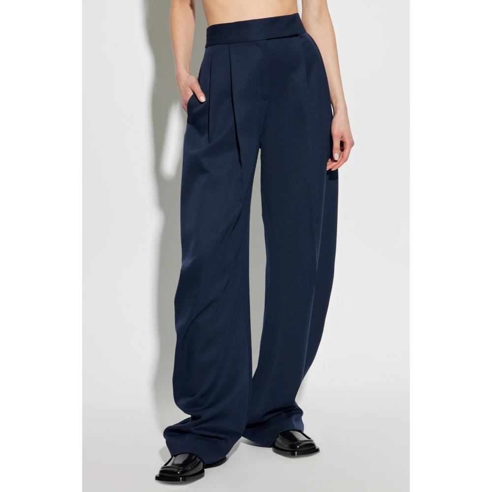The Attico Wollen broek Blue Dames