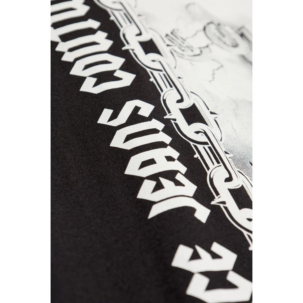 Versace Jeans Couture T-shirt met logo Black Heren