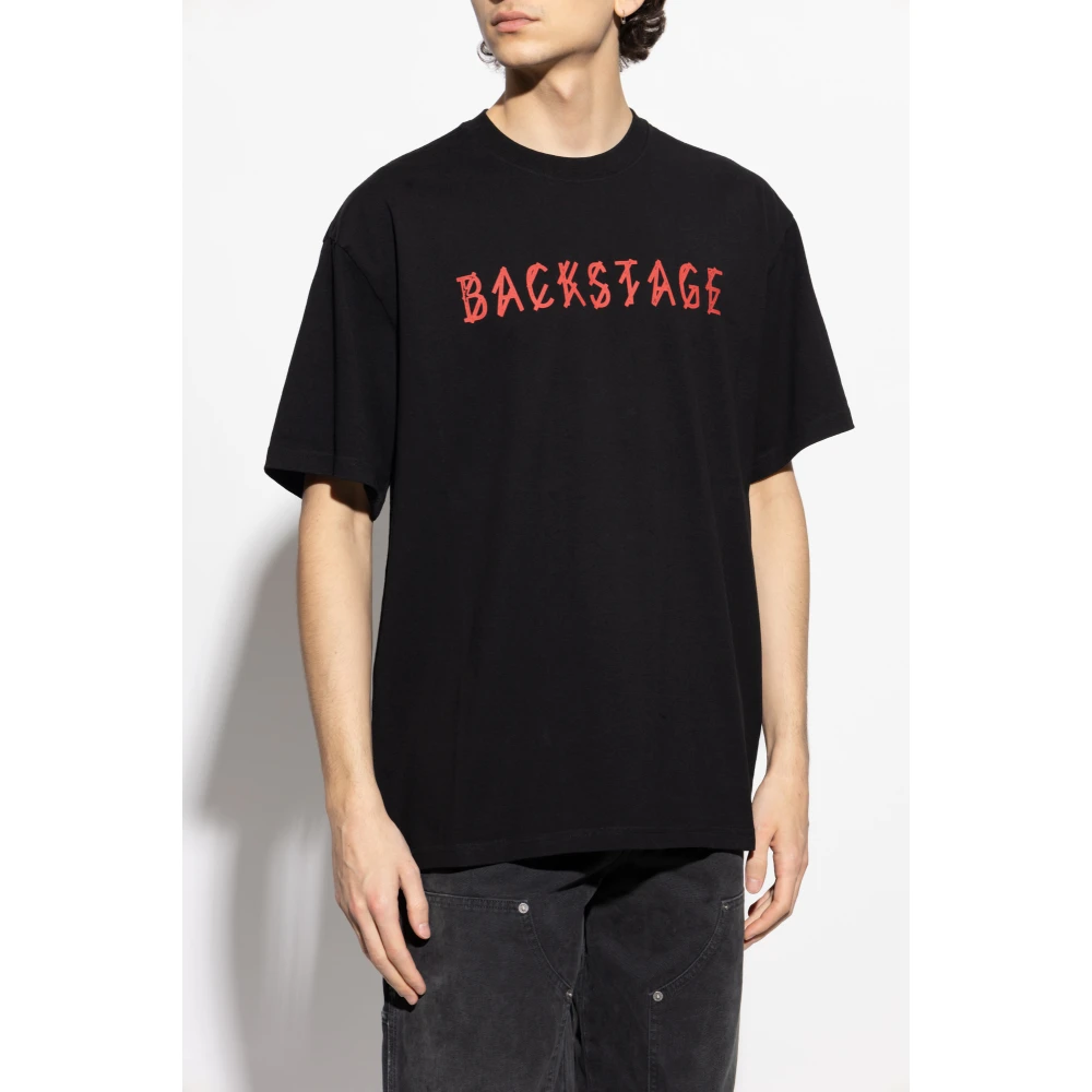 44 Label Group T-shirt met ronde hals Black Heren