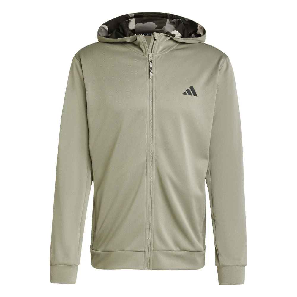 Adidas Camo FZ HD Hoodie Green, Herr