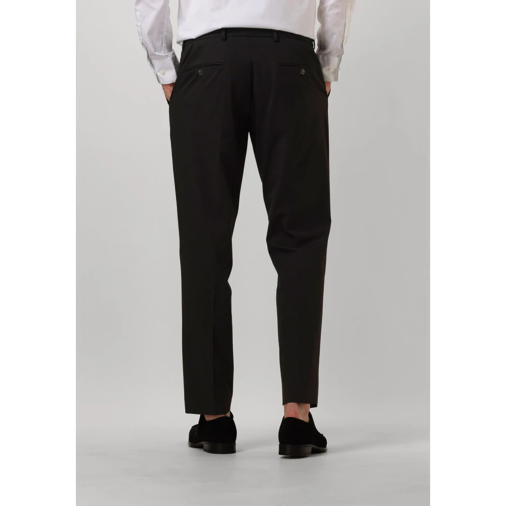 Selected Homme Slim-Liam Flex Zwarte Pantalon Black Heren