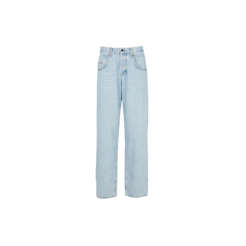 Margaux Lonnberg Vintage Blue Straight Jeans Blue Dames