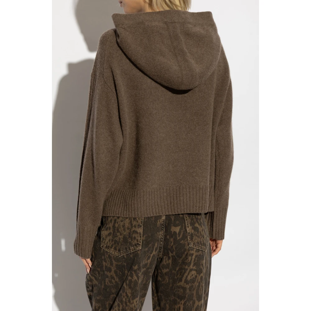 AllSaints Hooded Sweater Ines Brown Dames