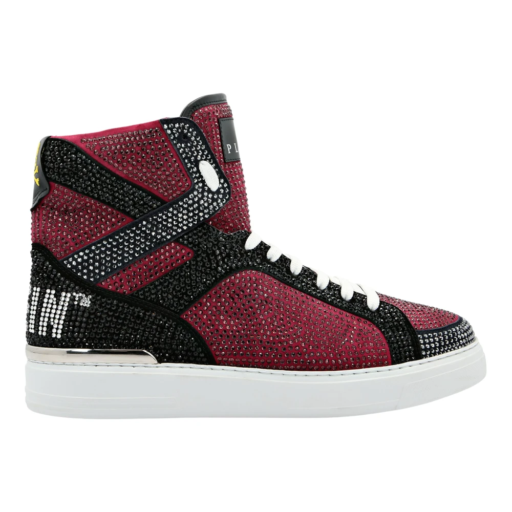 Philipp Plein Money Beast Hi-Top Heren Schoenen Rood