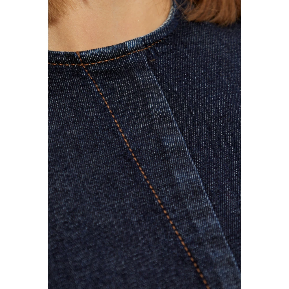 SPORTMAX Denim jurk Geranio Blue Dames