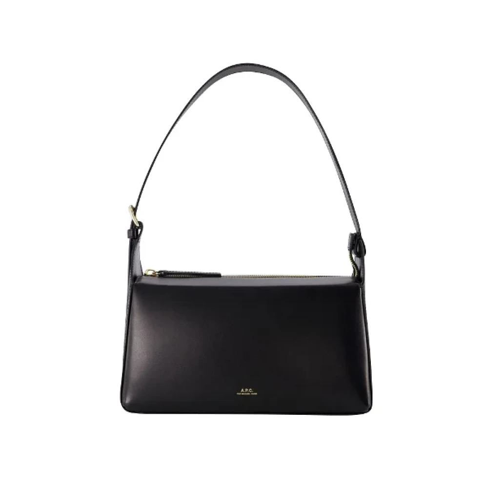 A.p.c. Leather handbags Black Dames